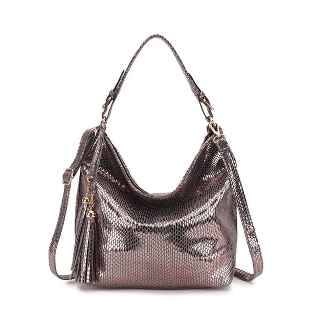 Fashion Leather Women Handbags Hobo Tassel Women Shoulder Bags Big Tote Ladies Hand Bags Female 8 Fashion Leather Women Handbags Hobo Tassel Women Shoulder Bags Big Tote Ladies Hand Bags Female - Image 6