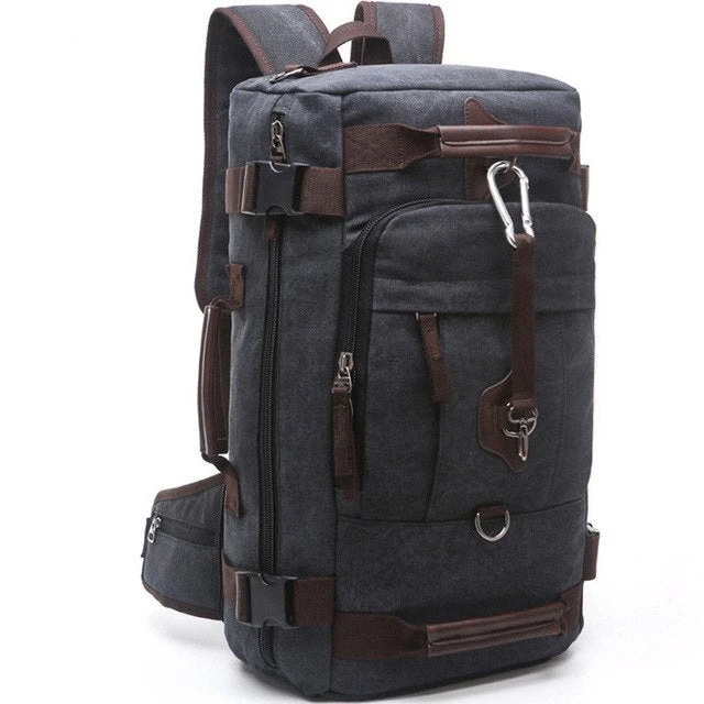 Luodun 2018 New Arrival Anvas Leather Men Travel Bags Carry On Luggage Bags Men Duffel Bags 5 Luodun 2018 New Arrival Anvas Leather Men Travel Bags Carry On Luggage Bags Men Duffel Bags - Image 3