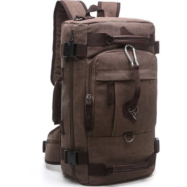 Luodun 2018 New Arrival Anvas Leather Men Travel Bags Carry On Luggage Bags Men Duffel Bags 6 Luodun 2018 New Arrival Anvas Leather Men Travel Bags Carry On Luggage Bags Men Duffel Bags - Image 4