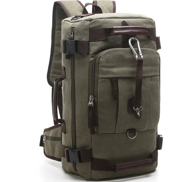 Luodun 2018 New Arrival Anvas Leather Men Travel Bags Carry On Luggage Bags Men Duffel Bags 4 Luodun 2018 New Arrival Anvas Leather Men Travel Bags Carry On Luggage Bags Men Duffel Bags - Image 2