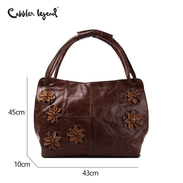 Cobbler Legend 2018 New Flower Vintage Women Totes Bag Female Fashion Handbags Luxury Retro Hobos 4 Cobbler Legend 2018 New Flower Vintage Women Totes Bag Female Fashion Handbags Luxury Retro Hobos - Image 2