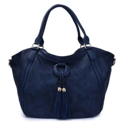 Vintage Knitting Thread Hobos Top Handle Large Capacity Tote Bag Tassel Shoulder Bag Soft Leather -Vera Bradley Shop product image 868881254