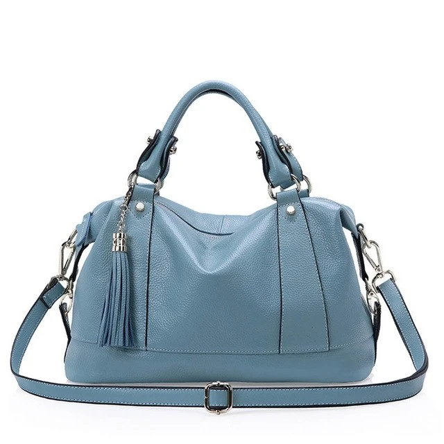 2019 New Women Hobo Tote Bag Bolsas Fashion 100% First Layer Soft Genuine Leather Handbag Messenger 7 2019 New Women Hobo Tote Bag Bolsas Fashion 100% First Layer Soft Genuine Leather Handbag Messenger - Image 5