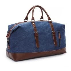Canvas Leather Handbag Men Travel Bags Carry On Luggage Bag Male Duffel Bags Women Tote Big Bag -Vera Bradley Shop product image 906441716