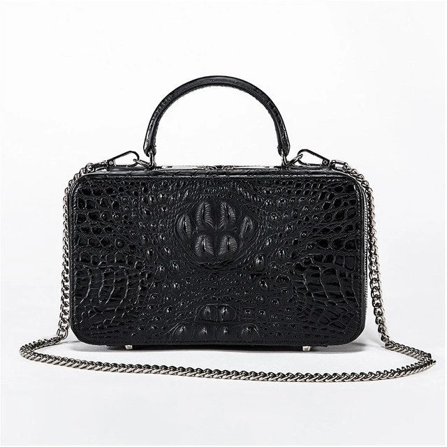 Lamaxza Cowhide Women Shoulder Handbag Fashion Genuine Leather Satchels Pattern Handle Bags Zp8001 6 Lamaxza Cowhide Women Shoulder Handbag Fashion Genuine Leather Satchels Pattern Handle Bags Zp8001 - Image 4